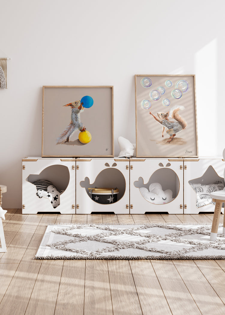 Bubbly Squirrel | Art Print