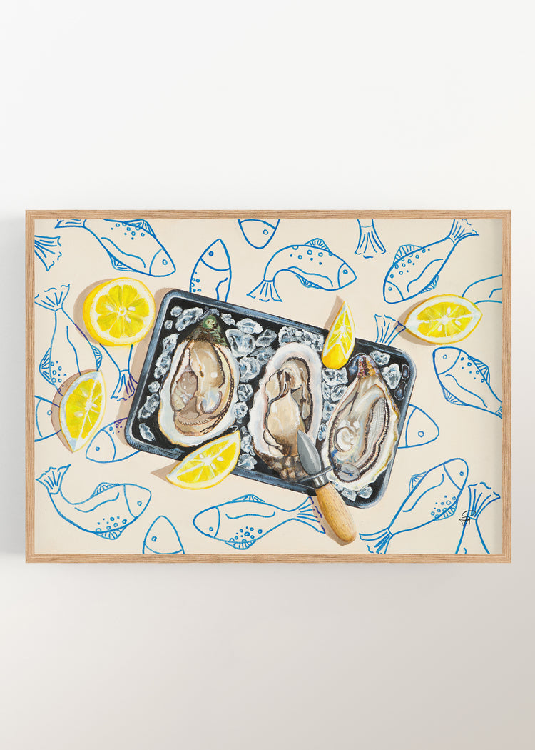 Oyster Allergy | Art Print