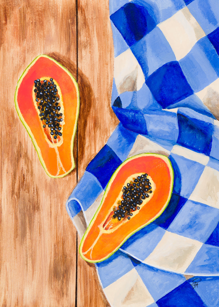 Papaya Pair | Art Print