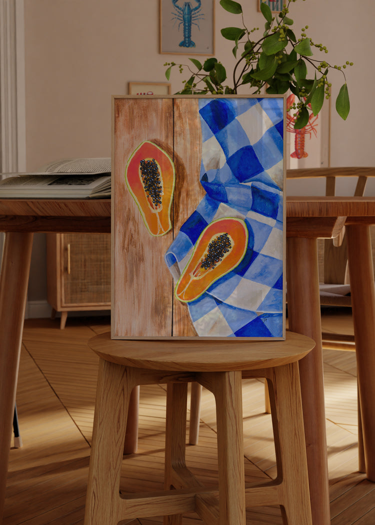 Papaya Pair | Art Print