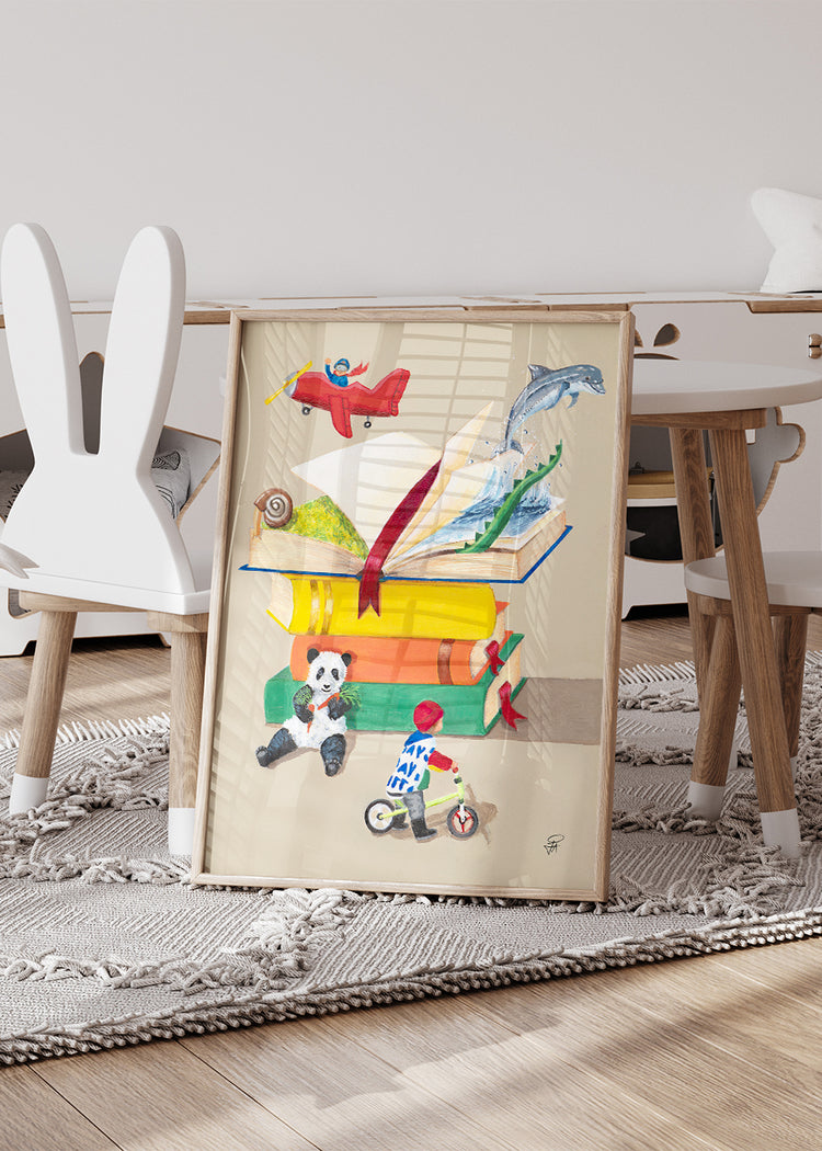 Worlds Between Pages | Art Print