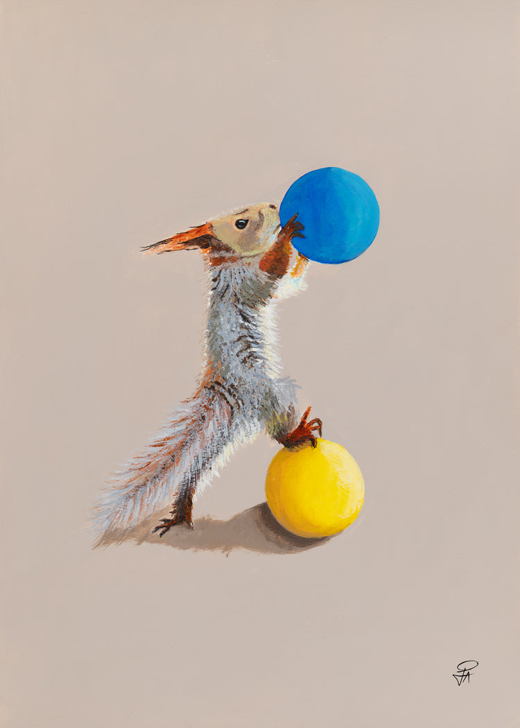 Ardilla Tul y Marilla | Art Print