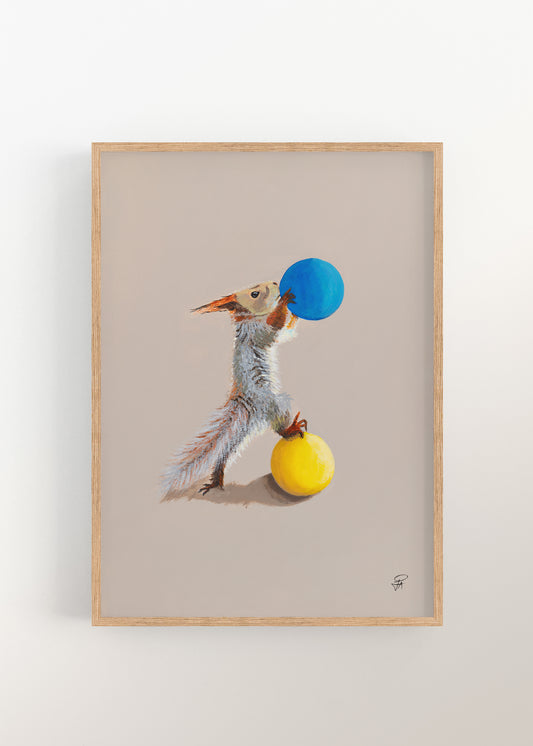 Ardilla Tul y Marilla | Art Print