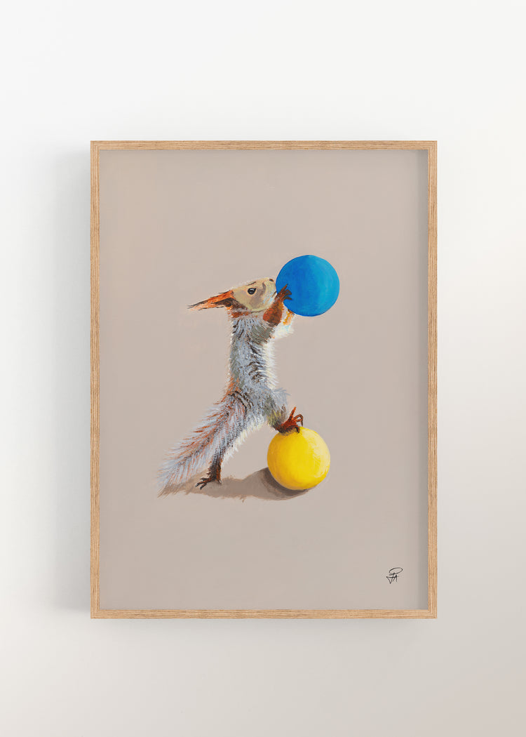 Ardilla Tul y Marilla | Art Print