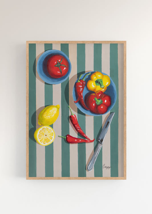 Green Cloth | Art Print