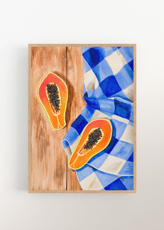 Papaya Pair | Art Print