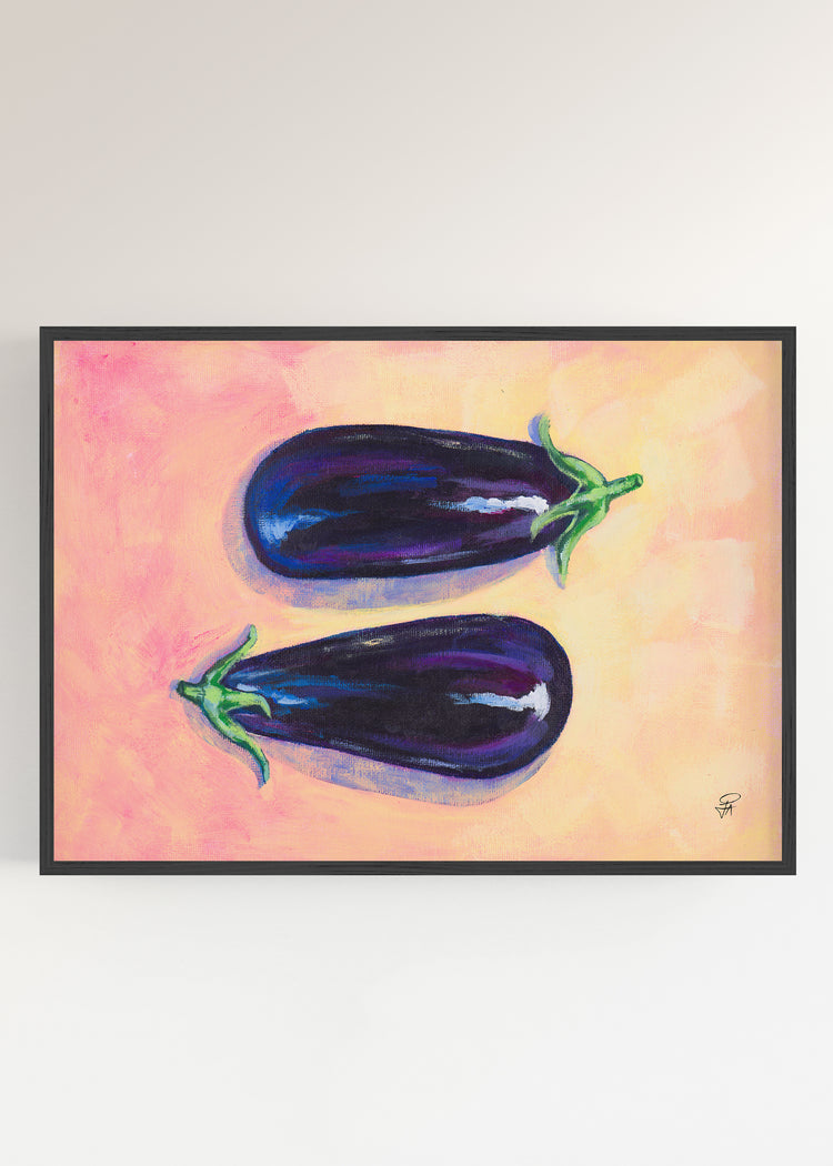 Purple Twins | Art Print