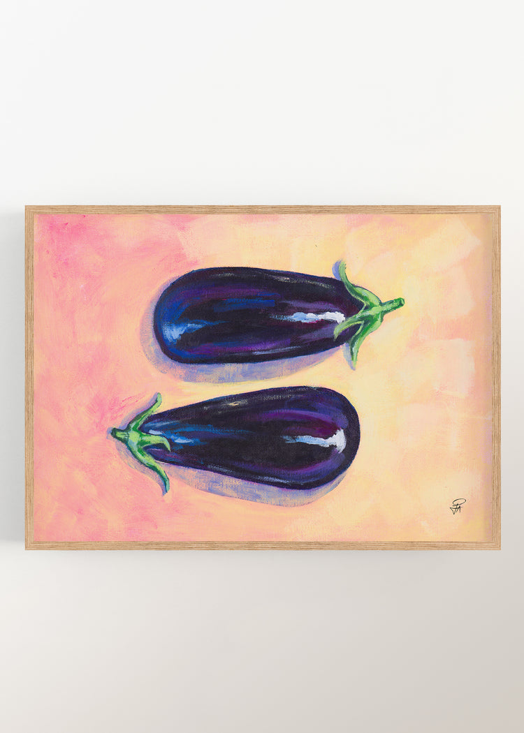 Purple Twins | Art Print