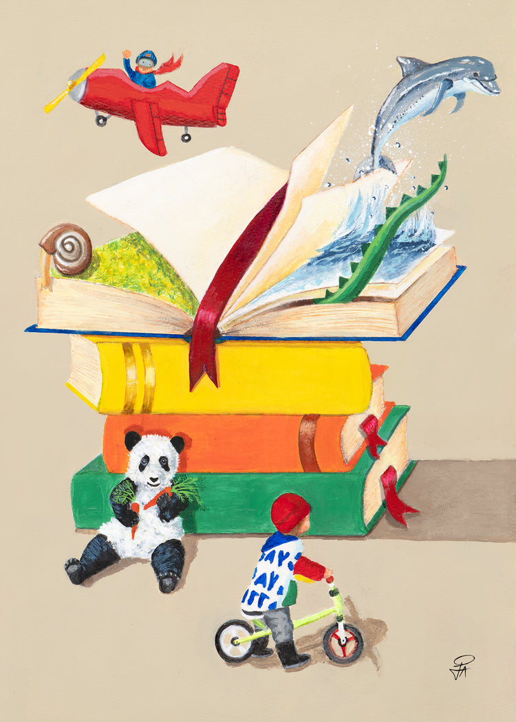 Worlds Between Pages | Art Print