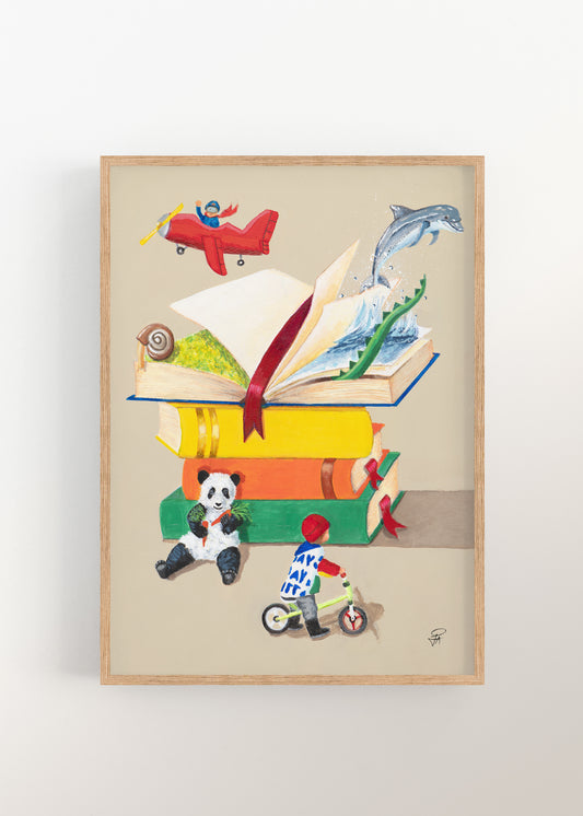 Worlds Between Pages | Art Print